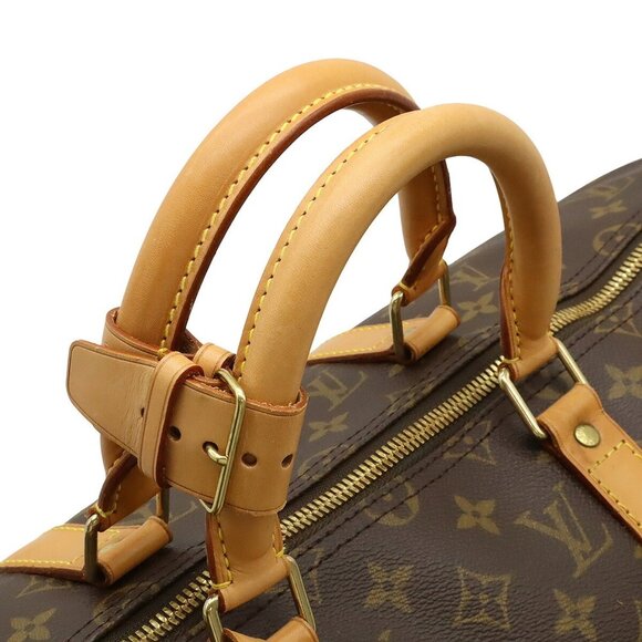 LOUIS VUITTON Brown Monogram Keepall 50 Boston Bag - Picture 5 of 9